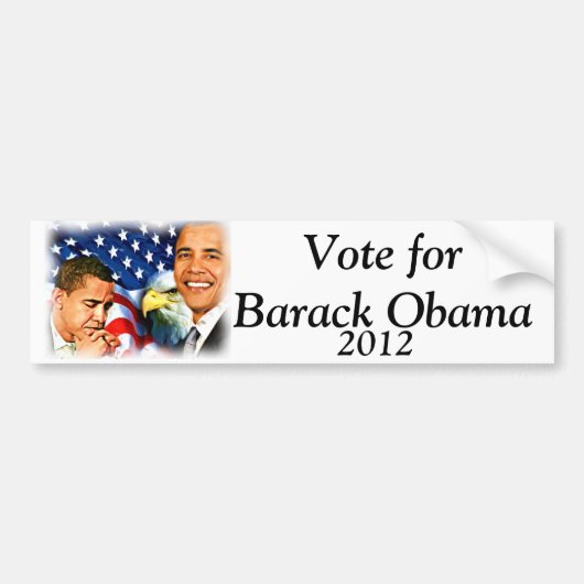 44e en 45e President Barack Obama_ Bumpersticker (Voorkant)