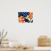 44e en 45e President, Barack Obama_Poster Poster (Keuken)