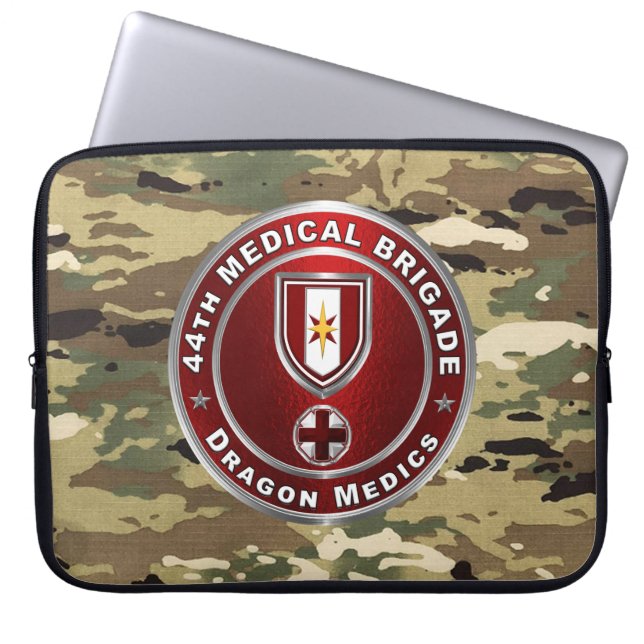44e laptophoes met medische brigade laptop sleeve (Voorkant)