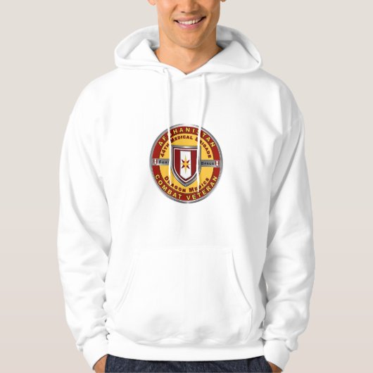44e medisch brigade, Afghanistan Veteraan Hoodie (Voorkant)