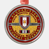 44e medisch brigade, Afghanistan Veteraan Metalen Ornament (Voorkant)