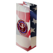 44e medisch brigade-drakenmedicatie Wijnzak Wijn Cadeautas (Voorkant Gekanteld)