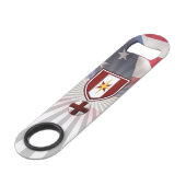 44e medisch brigade-pleister speed flessenopener (Voorkant Gekanteld)