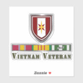 44e medisch brigade Vietnam Veteraan Sticker (Vel)