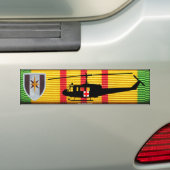 44e medische Bde UH-1 "DUSTOFF" VSM-Bumpersticker Bumpersticker (Op auto)