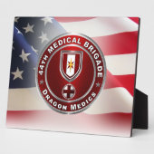 44e Medische Brigade DRAGON MEDICS Fotoplaat (Zijkant)