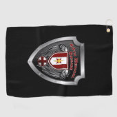 44e Medische Brigade "Dragon Medics" Schild Golfhanddoek (Horizontaal)