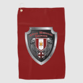44e Medische Brigade "Dragon Medics" Schild Golfhanddoek (Voorkant)