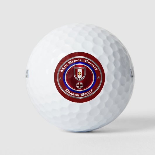 44e medische brigade-drakengeneesmiddelen golfballen (Voorkant)