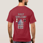 44e Medische Brigade Eerste Sergeant "TOP" T-shirt (Achterkant)
