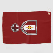 44e medische brigade golfhanddoek (Horizontaal)