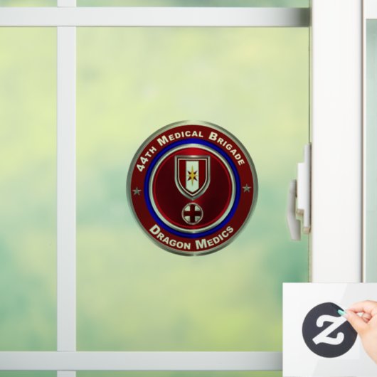 44e medische brigade raamsticker (Huis)