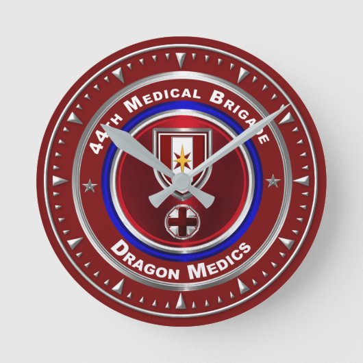 44e medische brigade ronde klok (Voorkant)