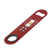 44e medische brigade speed flessenopener (Voorkant Gekanteld)