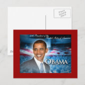 44e OBAMA President Briefkaart (Voorkant / Achterkant)