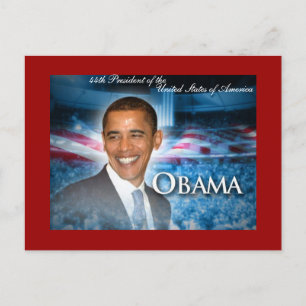 44e OBAMA President Briefkaart