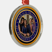 44e President Barack Obama 2013 Inauguration Metalen Ornament (Rechts)