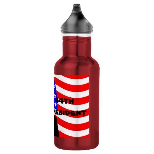 44e President, Barack Obama en Flag Water Bottle Waterfles (Rechts)
