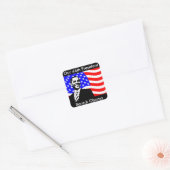 44e President, Barack Obama en Vlag Stickers (Envelop)