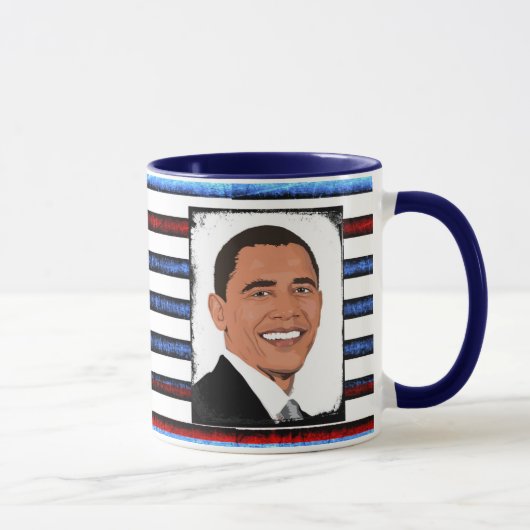 44e President Barack Obama Koffie Mok (Rechts)