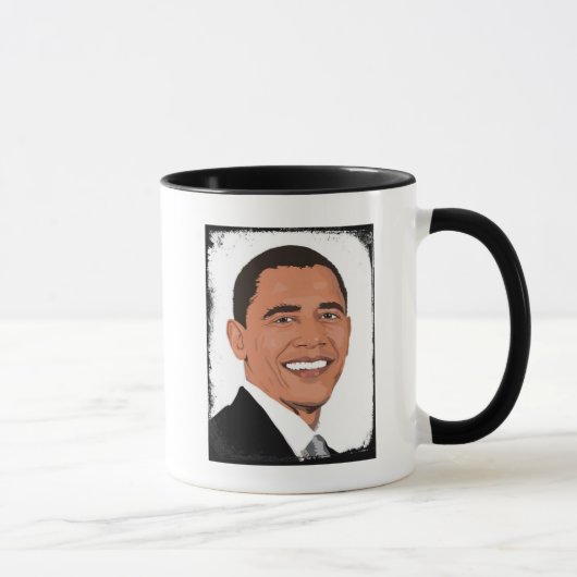 44e President Barack Obama Koffie Mok (Rechts)
