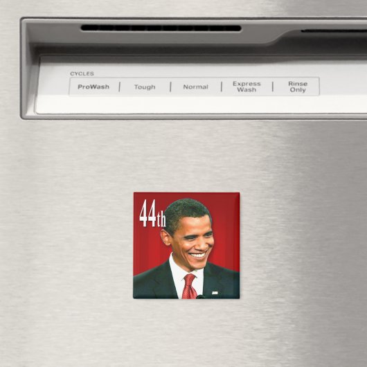 44e President Barack Obama Magnet (Insitu (Vaatwasser))