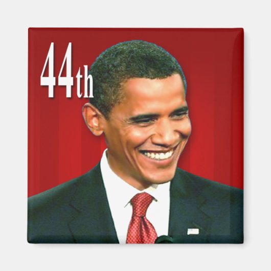 44e President Barack Obama Magnet (Voorkant)
