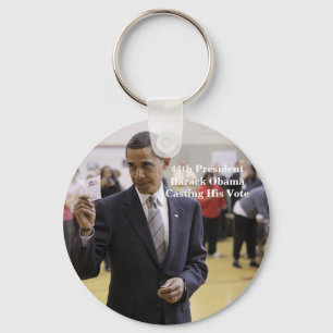 44e President Barack Obama Sleutelhanger
