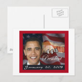 44e President Memorabilia Briefkaart (Voorkant / Achterkant)