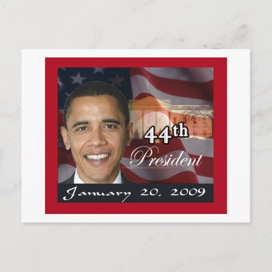 44e President Memorabilia Briefkaart (Voorkant)