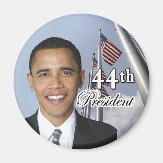 44e President Memorabilia Magneet (Voorkant)