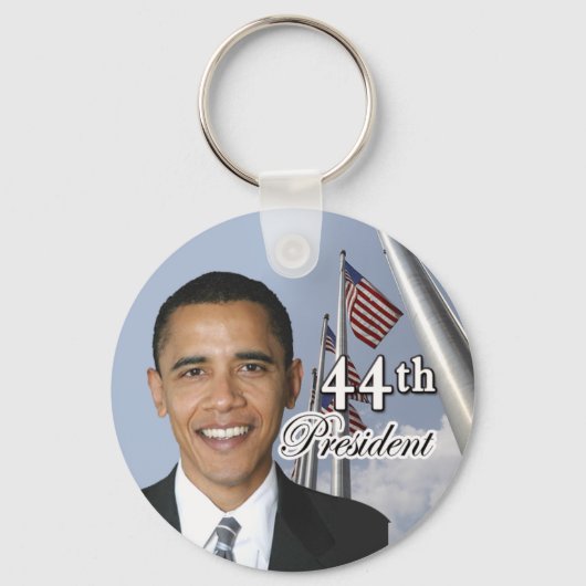 44e President Memorabilia Sleutelhanger (Voorkant)