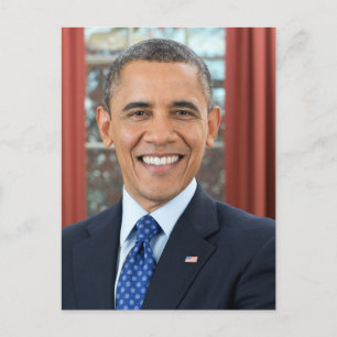 44e President van de verenigde staten Barack Obama Briefkaart