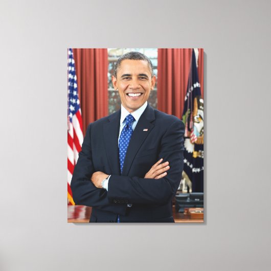 44e President van de verenigde staten Barack Obama Canvas Afdruk (Voorkant)