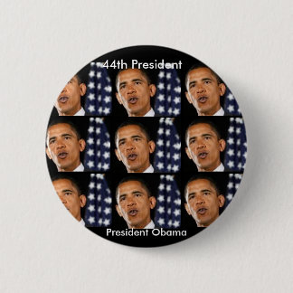 44e president verkozen - Obama Ronde Button 5,7 Cm