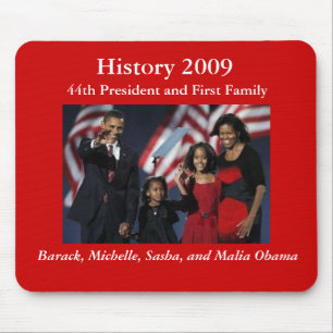 44e presidentiële familie Mousepad Muismat