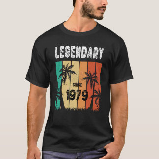 44e verjaardag 1979 van de geboorte van mannen en  t-shirt
