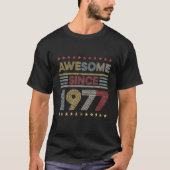 44e verjaardag Decoraties Geweldige sinds 1977 44  T-shirt (Voorkant)