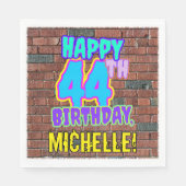 44e verjaardag ~ Fun, geïnspireerd door Urban Graf Servet (Voorkant)