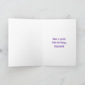 44e verjaardag: Fun Graffiti-geïnspireerde regenbo Kaart (Binnen)