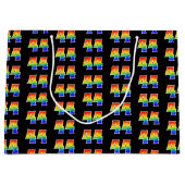 44e verjaardag: Fun Rainbow Event Nummer 44 Patroo Groot Cadeauzakje (Voorkant)
