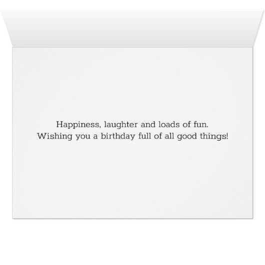 44e verjaardag met cupcake, kaarsen en vorkheftruc (Binenzijde Horizontaal (Onderkant))