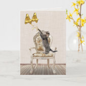 44e verjaardag van de ballonnen en de kat van de t kaart (Gele Bloem)