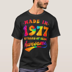44e verjaardag van de kleurstof 44 jaar oud Geweld T-shirt