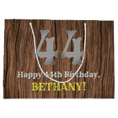 44e verjaardag: Western geïnspireerde kijk in het  Groot Cadeauzakje (Achterkant)