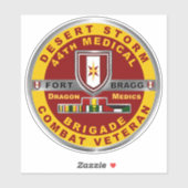 44e Veteraan van het Storm van de woestijn van de  Sticker (Vel)