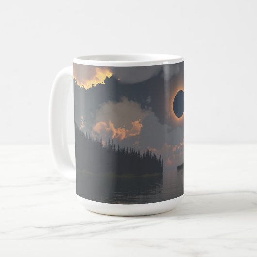 44oz mug with "eclipse" image koffiemok (Voorkant links)