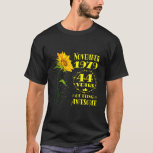 44Th 44 Geboren November 1979 T-shirt