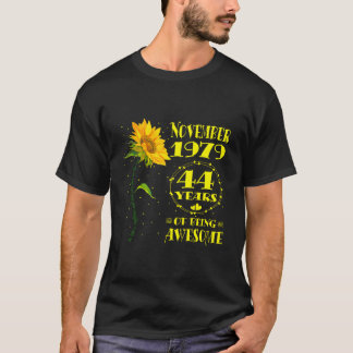 44Th 44 Geboren November 1979 T-shirt
