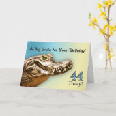 44th Birthday Card Kaart (Gele Bloem)